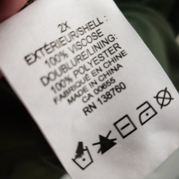 Additionelle 2X sleeveless khaki summer dress - Picture 8 of 11